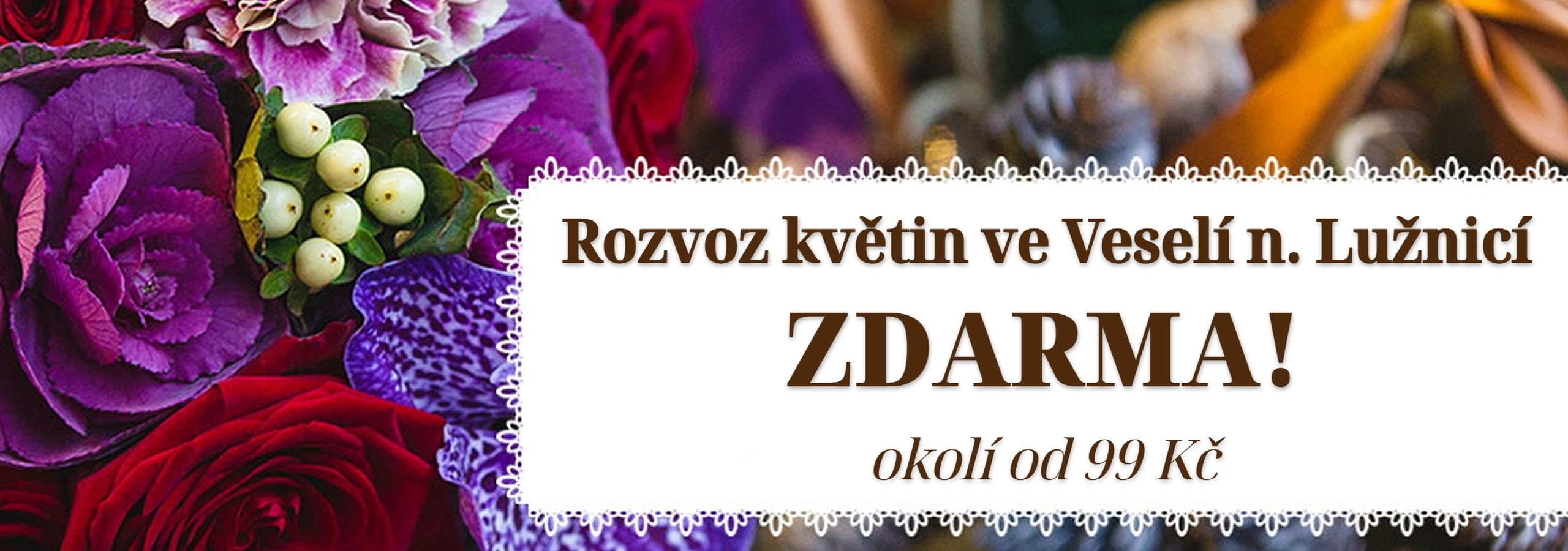 Svět u Vendulky | Rozvoz květin